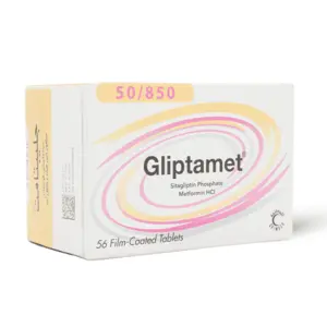 Gliptamet 50/850 Mg - 56 Tablets - 3 Gliptamet 50/850 Mg - 56 Tablets - 3