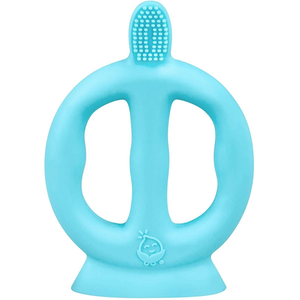 Green Sprouts, Learning Toothbrush, Silicon, Aqua - 1 Pc - 1 Green Sprouts, Learning Toothbrush, Silicon, Aqua - 1 Pc - 1