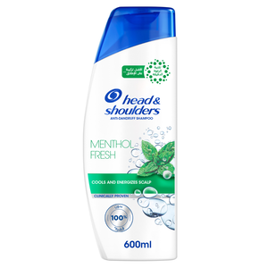 Head & Shoulders, Anti-Dandruff Shampoo, Menthol Refresh - 600 Ml Head & Shoulders, Anti-Dandruff Shampoo, Menthol Refresh - 600 Ml