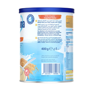 Humana, Complementary Baby Food Wheat & Milk Cereals - 400 Gm - 4 Humana, Complementary Baby Food Wheat & Milk Cereals - 400 Gm - 4