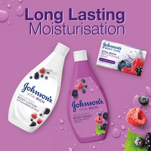 Johnsons, Body Lotion Vita-Rich Raspberry Extract - 400 Ml - 2 Johnsons, Body Lotion Vita-Rich Raspberry Extract - 400 Ml - 2