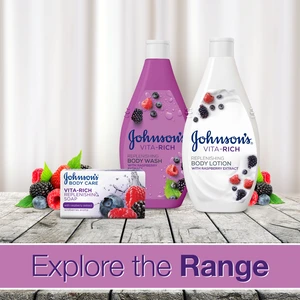 Johnsons, Body Lotion Vita-Rich Raspberry Extract - 400 Ml - 7 Johnsons, Body Lotion Vita-Rich Raspberry Extract - 400 Ml - 7