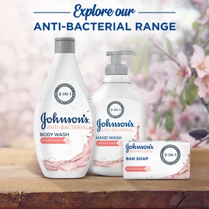 Johnsons, Body Wash Anti Bacterial Almond Blossom - 400 Ml - 8 Johnsons, Body Wash Anti Bacterial Almond Blossom - 400 Ml - 8