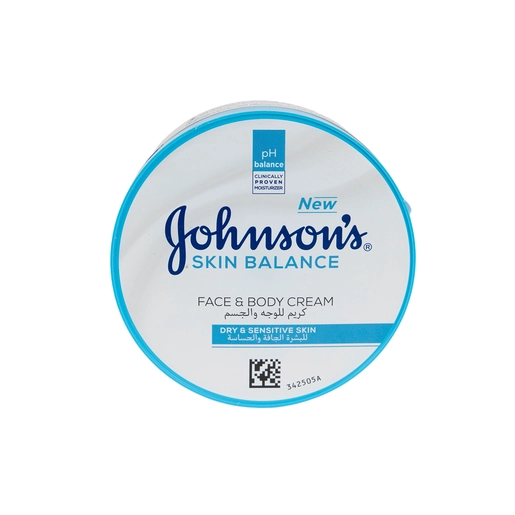 Johnsons, Face & Body Cream Dry Sensitive Skin - 200 Ml