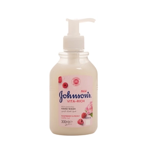 Johnsons, Hand Wash Vita-Rich Raspberry & Peony - 300 Ml Johnsons, Hand Wash Vita-Rich Raspberry & Peony - 300 Ml