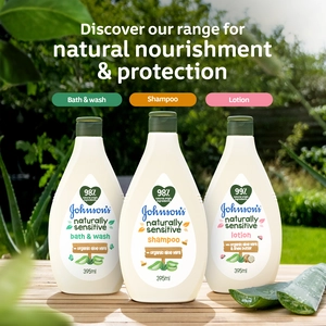 Johnsons, Kids Shampoo Organic Aloe Vera - 395 Ml - 14 Johnsons, Kids Shampoo Organic Aloe Vera - 395 Ml - 14