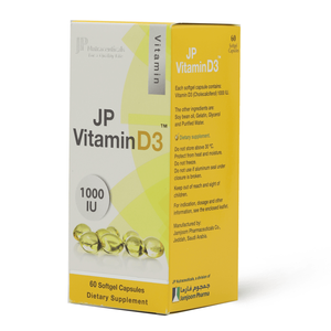 Jp Vitamin D3 1000 IU, For Bone Health - 60 Capsules - 3 Jp Vitamin D3 1000 IU, For Bone Health - 60 Capsules - 3