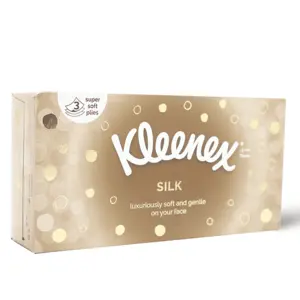 Kleenex, Facial Tissues Silk 3 Layers - 54 Pcs - 3 Kleenex, Facial Tissues Silk 3 Layers - 54 Pcs - 3