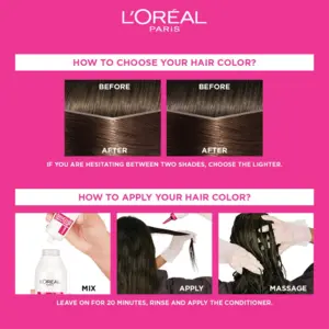 L'Oreal, Paris Casting Crème Gloss Hair Color Brown 400 - 1 Kit - 3 L'Oreal, Paris Casting Crème Gloss Hair Color Brown 400 - 1 Kit - 3
