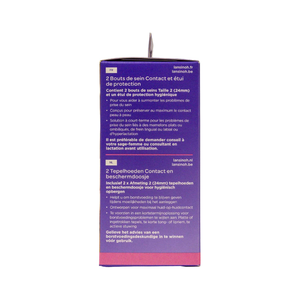 Lansinoh, Contact Nipple Shields With Protective Case Size 2 - 2 Pcs - 4 Lansinoh, Contact Nipple Shields With Protective Case Size 2 - 2 Pcs - 4
