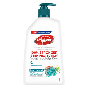 Lifebuoy, Hand Wash Antibacterial Sea Minerals - 450 Ml Lifebuoy, Hand Wash Antibacterial Sea Minerals - 450 Ml