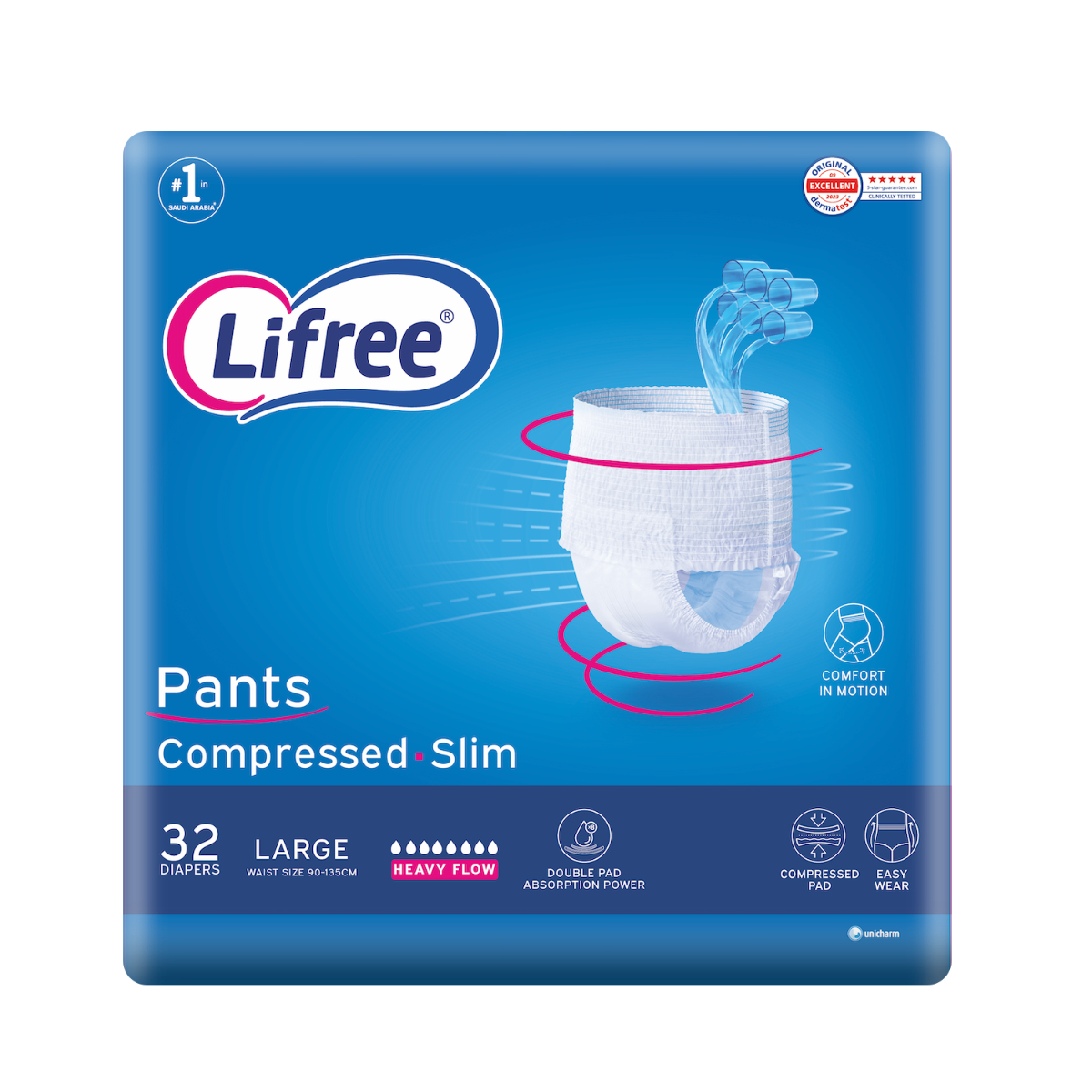 Lifree, Adult Culotte Super Absorb Large Size - 32 Pcs Lifree, Adult Culotte Super Absorb Large Size - 32 Pcs