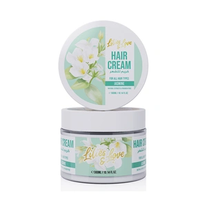 Lilies & Love, Hair Cream, Jasmine, For All Hair Types - 300 Ml Lilies & Love, Hair Cream, Jasmine, For All Hair Types - 300 Ml