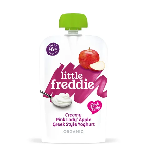 Little Freddie, Baby Food Fruits Smooth Creamy Pink Lady Apple - 100 Gm