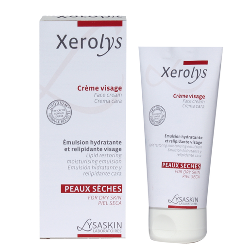 Lysaskin, Xerolys, Face Cream, For Dry Skin - 50 Ml