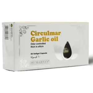 Marnys, Circulmar Garlic Oil Odor Controlled - 60 Capsules - 4 Marnys, Circulmar Garlic Oil Odor Controlled - 60 Capsules - 4