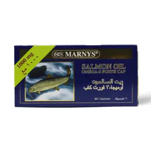 Marnys, Dietary Supplement Salmon Oil 1000 Mg - 60 Capsules Marnys, Dietary Supplement Salmon Oil 1000 Mg - 60 Capsules