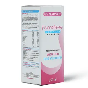 Marnys Ferrobine Complex, Syrup, Iron Supplement - 250 Ml - 3 Marnys Ferrobine Complex, Syrup, Iron Supplement - 250 Ml - 3
