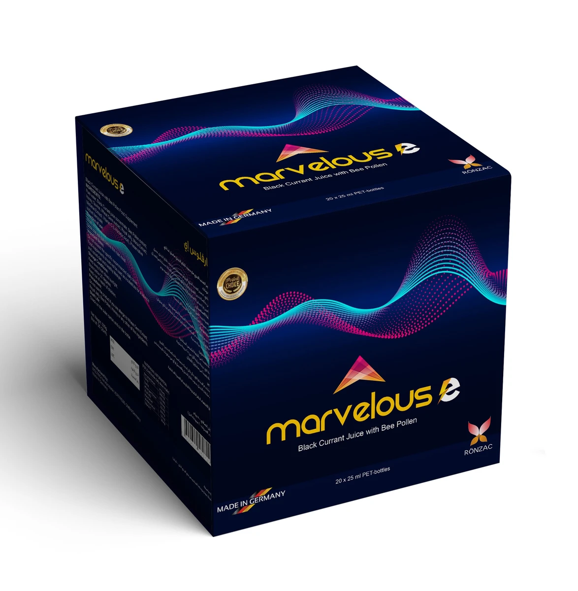Marvelous, Energy Food Supplement Royal Jelly & Maca - 20 Vials Marvelous, Energy Food Supplement Royal Jelly & Maca - 20 Vials