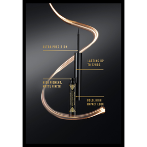Max Factor, Masterpiece, Liquid Eyeliner, Matte, Black 01 - 1 Pc - 4 Max Factor, Masterpiece, Liquid Eyeliner, Matte, Black 01 - 1 Pc - 4