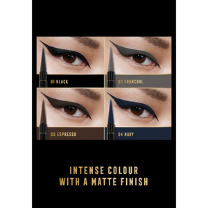 Max Factor, Masterpiece, Liquid Eyeliner, Matte, Black 01 - 1 Pc - 7 Max Factor, Masterpiece, Liquid Eyeliner, Matte, Black 01 - 1 Pc - 7