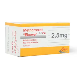 Methotrexat 2.5 Mg, Immunosuppressant - 50 Tabets - 4 Methotrexat 2.5 Mg, Immunosuppressant - 50 Tabets - 4