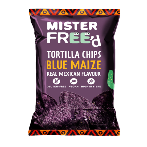 Mister Free,'D Tortilla Chips With Blue Maize Flavour - 135 Gm