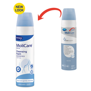 Molicare, Skin Cleansing Foam For Geriatric - 400 Ml - 2 Molicare, Skin Cleansing Foam For Geriatric - 400 Ml - 2