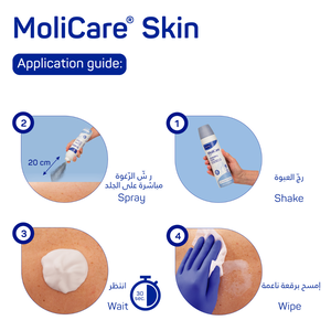 Molicare, Skin Cleansing Foam For Geriatric - 400 Ml - 5 Molicare, Skin Cleansing Foam For Geriatric - 400 Ml - 5