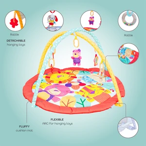 Moon, Babies Playing Mat Flexible With Hanging Toys - 1 Pc - 2 Moon, Babies Playing Mat Flexible With Hanging Toys - 1 Pc - 2