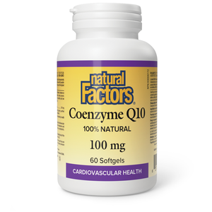 Natural Factors, Coenzyme Q10 100Mg - 60 Softgels Natural Factors, Coenzyme Q10 100Mg - 60 Softgels