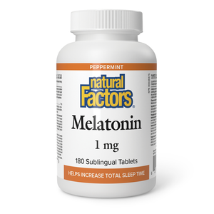 Natural Factors, Melatonin 1 Mg - 180 Sublingual Tablet Natural Factors, Melatonin 1 Mg - 180 Sublingual Tablet