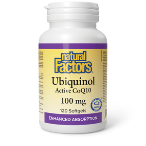 Natural Factors, Ubiquinol Active Coq10 100 Mg - 120 Softgel Natural Factors, Ubiquinol Active Coq10 100 Mg - 120 Softgel