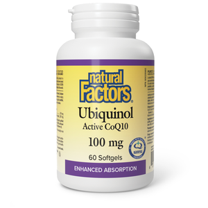 Natural Factors, Ubiquinol Active Coq10 100 Mg - 60 Softgel Natural Factors, Ubiquinol Active Coq10 100 Mg - 60 Softgel