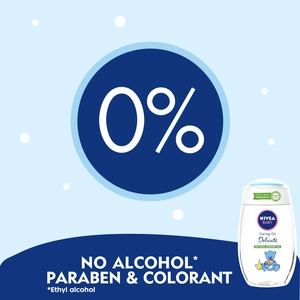 Nivea Baby, Caring Oil Delicate With Natural Almond Oil - 200 Ml - 2 Nivea Baby, Caring Oil Delicate With Natural Almond Oil - 200 Ml - 2
