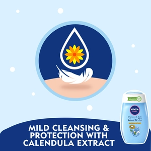Nivea Baby, Shampoo & Bath Head To Toe With Calendula Extract - 200 Ml - 3 Nivea Baby, Shampoo & Bath Head To Toe With Calendula Extract - 200 Ml - 3