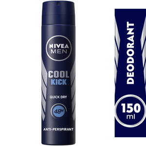 Nivea, Deodorant Spray, Cool Kick, Quick Dry, for Men - 200 Ml - 1 Nivea, Deodorant Spray, Cool Kick, Quick Dry, for Men - 200 Ml - 1