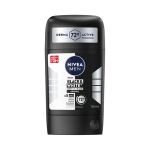 Nivea, Deodorant Stick Black White 3 In 1 For Men - 50 Ml Nivea, Deodorant Stick Black White 3 In 1 For Men - 50 Ml