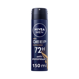 Nivea, Men Deodorant Spray Deep Espresso Anti Perspirant - 150 Ml Nivea, Men Deodorant Spray Deep Espresso Anti Perspirant - 150 Ml