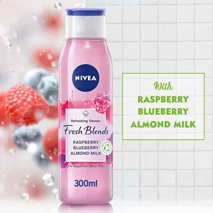 Nivea, Shower Gel Beautiful Dewy Skin Blueberry - 300 Ml - 2 Nivea, Shower Gel Beautiful Dewy Skin Blueberry - 300 Ml - 2
