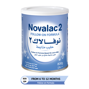 Novalac, Follow On Formula, Stage 2, 6-12 Months - 800 Gm Novalac, Follow On Formula, Stage 2, 6-12 Months - 800 Gm