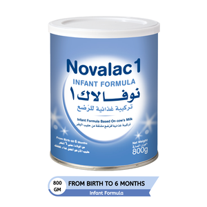 Novalac, Infant Formula Stage 1, 0-6 Months - 800 Gm Novalac, Infant Formula Stage 1, 0-6 Months - 800 Gm