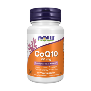 Now, CoQ10 60 mg, Cardiovascular Health - 60 Capsules Now, CoQ10 60 mg, Cardiovascular Health - 60 Capsules