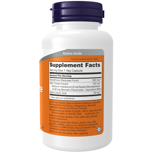 Now, Glutathione, 500 Mg, Detox Support Now, Glutathione, 500 Mg, Detox Support