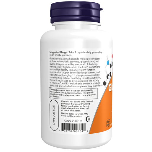 Now, Glutathione, 500 Mg, Detox Support Now, Glutathione, 500 Mg, Detox Support