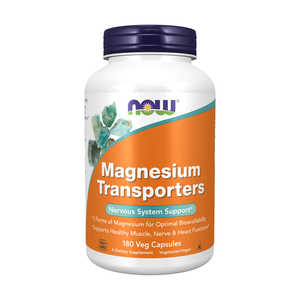 Now, Magnesium Transporters, Muscle & Nerve Support - 180 Capsule Now, Magnesium Transporters, Muscle & Nerve Support - 180 Capsule