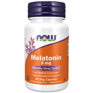 Now, Melatonin 5 Mg, Healthy Sleep Cycle - 60 Capsules Now, Melatonin 5 Mg, Healthy Sleep Cycle - 60 Capsules