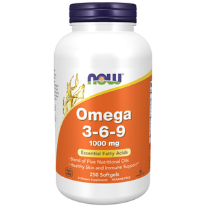 Now, Omega 3-6-9,1000 Mg, Essential Fatty Acids - 250 Capsules Now, Omega 3-6-9,1000 Mg, Essential Fatty Acids - 250 Capsules