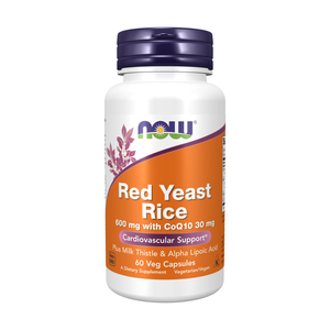 Now, Red Yeast Rice with CoQ10, Heart Health Support - 60 Capsule Now, Red Yeast Rice with CoQ10, Heart Health Support - 60 Capsule
