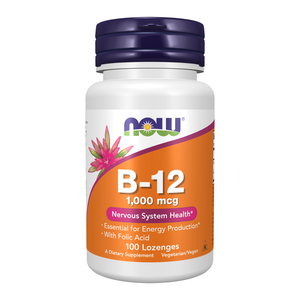Now, Vitamin B-12, 1000 Mcg, Lozenges, Nervous System Health - 100 Pcs Now, Vitamin B-12, 1000 Mcg, Lozenges, Nervous System Health - 100 Pcs